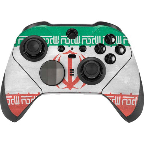 Iran Flag Distressed Xbox Elite Wireless Controller Series 2 Skin